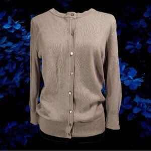 Merona Sparkly Gray Cardigan NWT